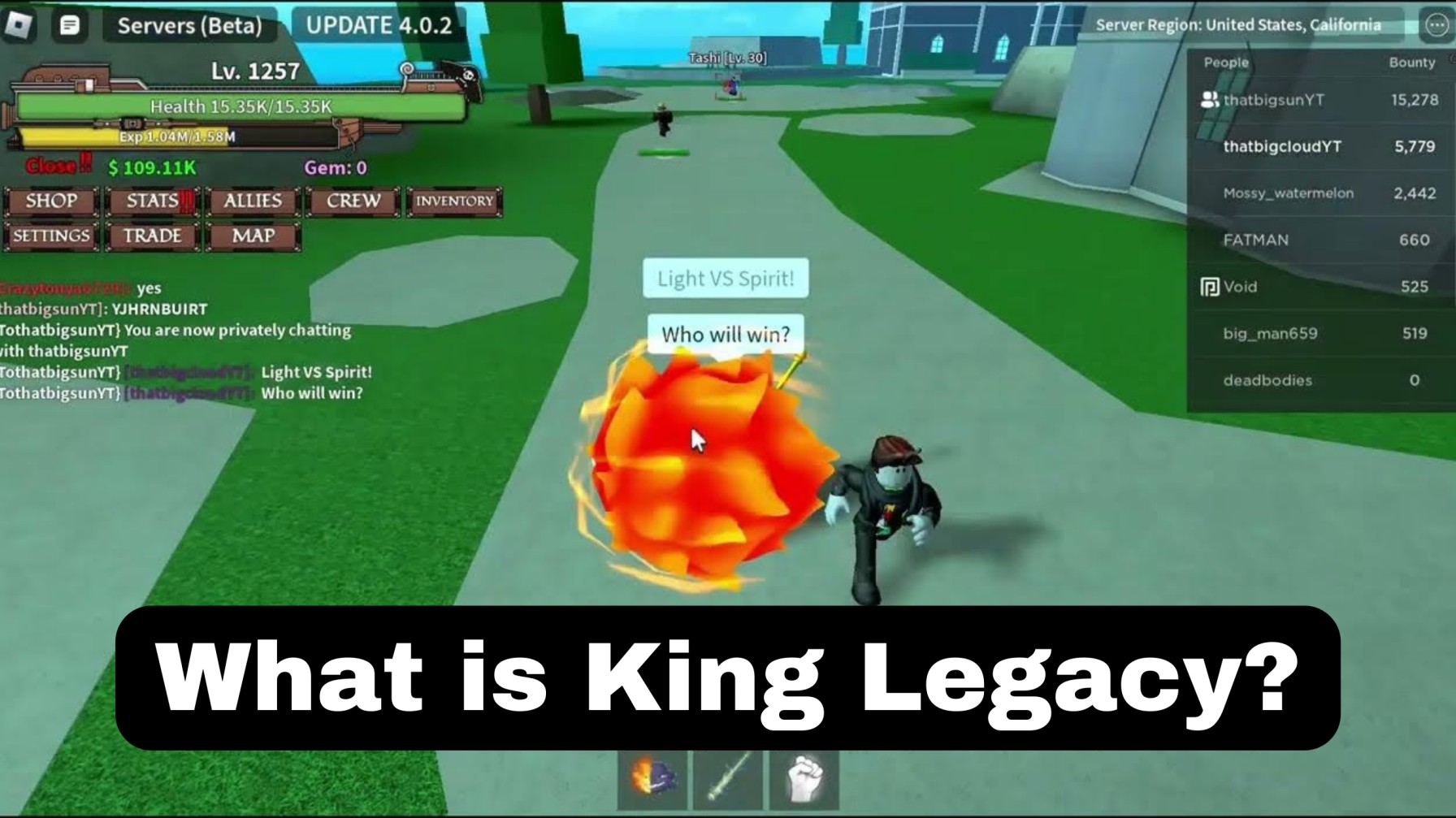 King Legacy Script