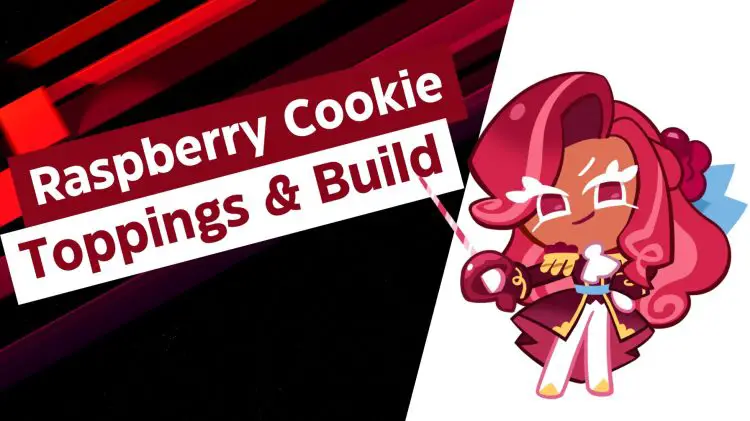 Raspberry Cookie Toppings & Build