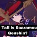 how tall is scaramouche genshin