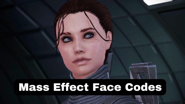 mass effect face codes